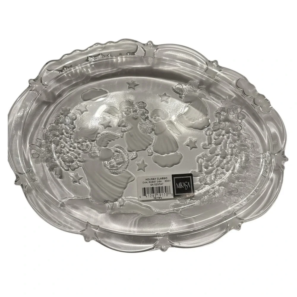 Vintage Mikasa Holiday Classic Oval Sweet Dish 9
